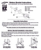 Rail-EZ Bottom Bracket ~ For Use with the Rail-EZ Mounting System by Rail-EZ.ca