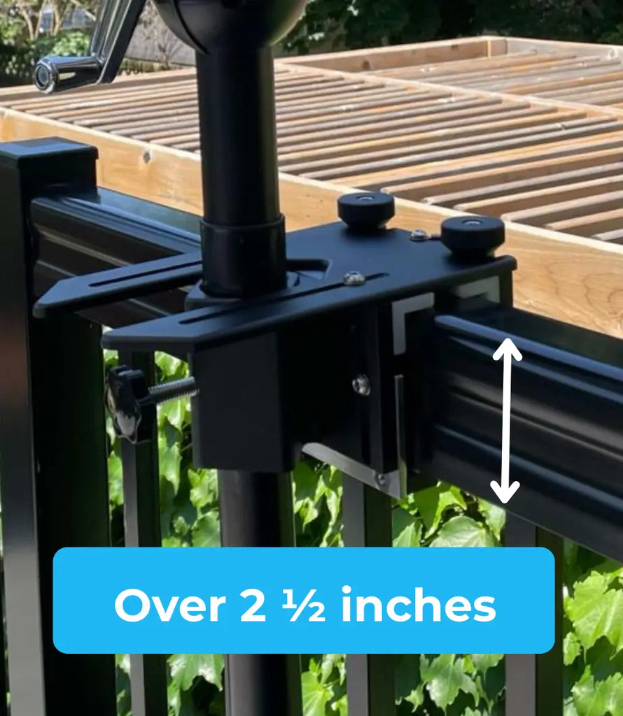 Rail-EZ Kit for TALL Railings (Over 2 1/2 inches wide) by Rail-EZ.ca