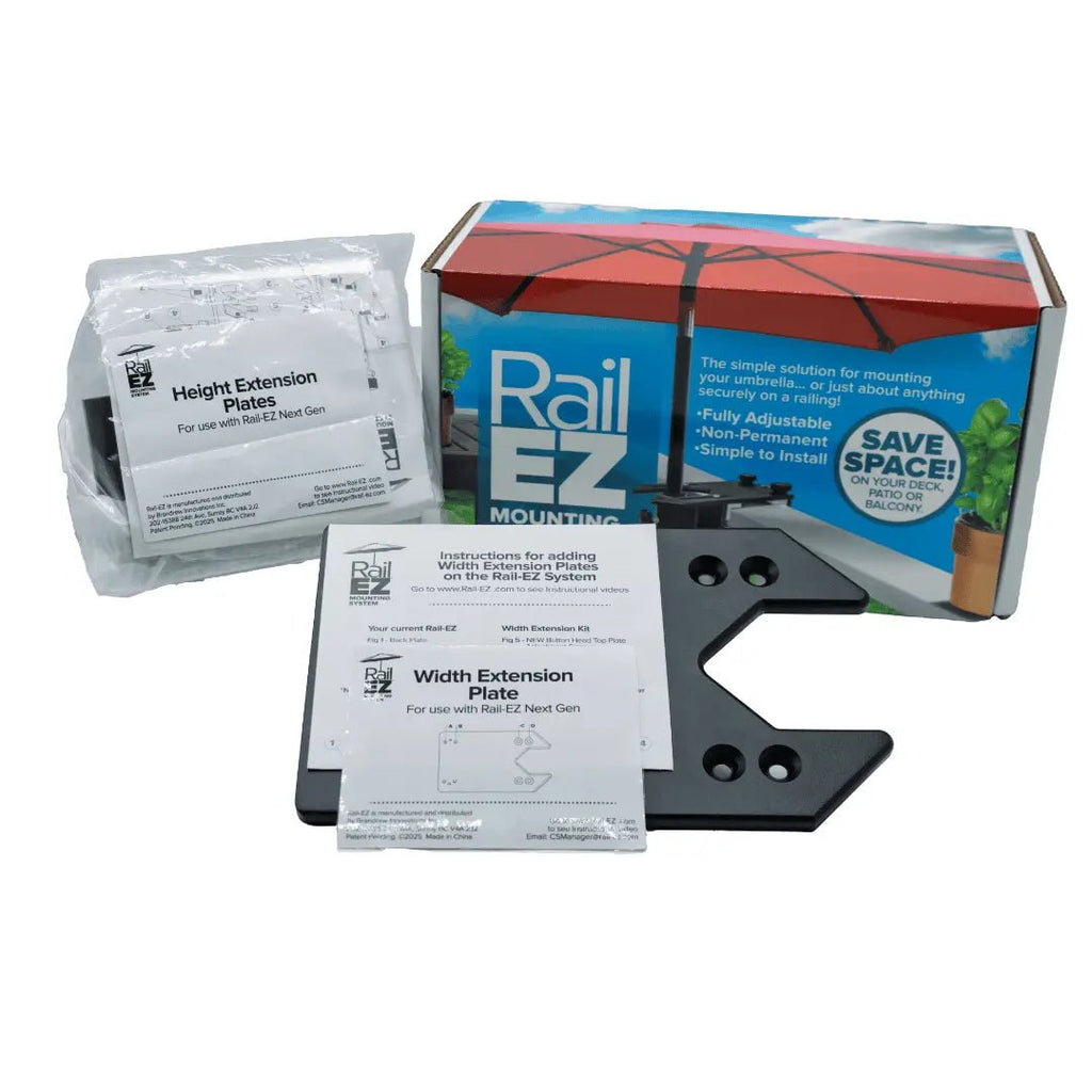 Rail-EZ Kit for WIDE & TALL Railings (Over 6 inches wide) by Rail-EZ.ca